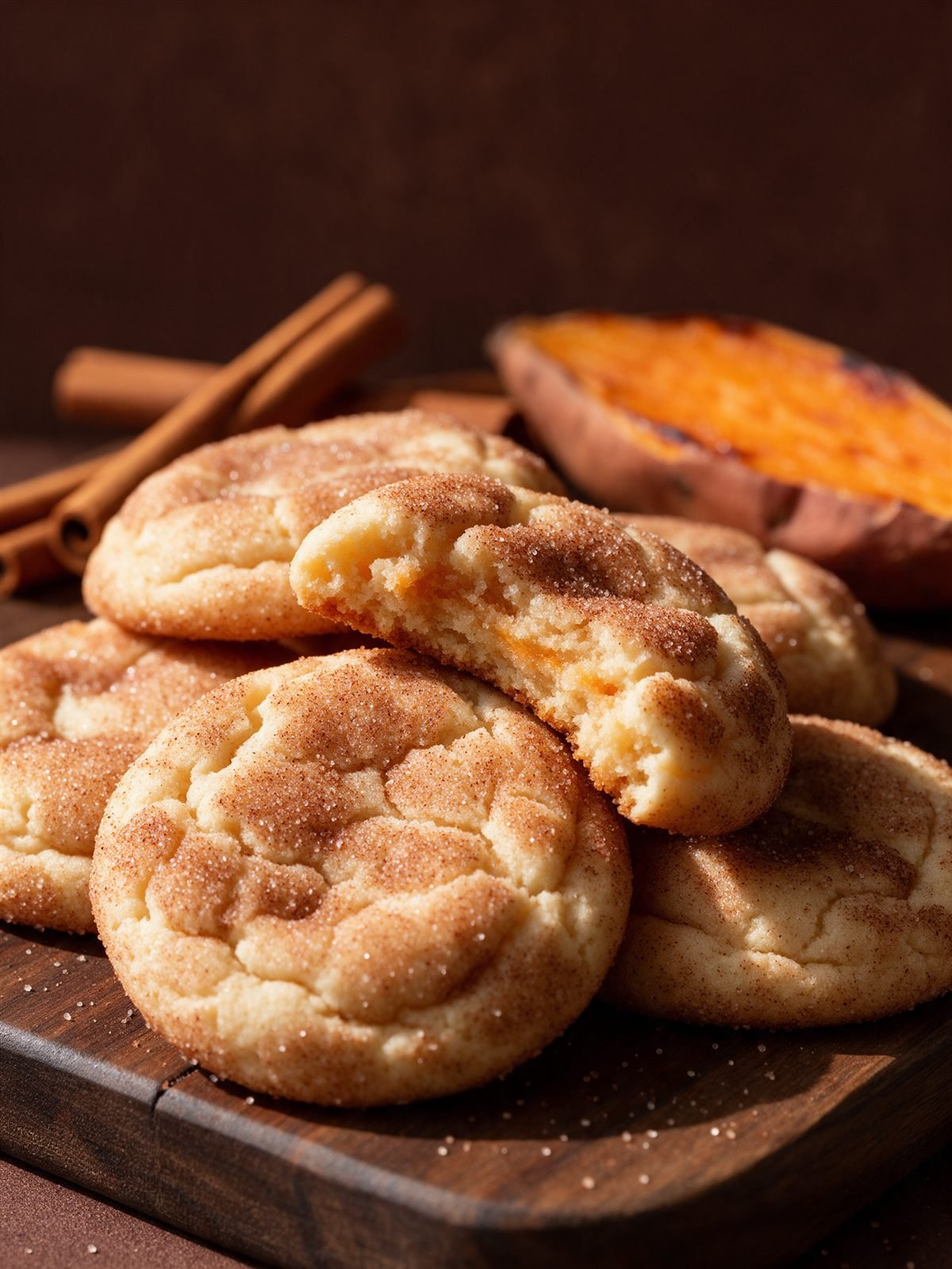 Sweet Potato Snickerdoodles (Soft, Healthy and Gluten-Free)
